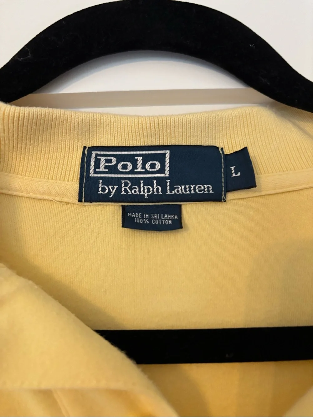 Polo by Ralph Lauren Classic Fit Yellow Polo Shirt